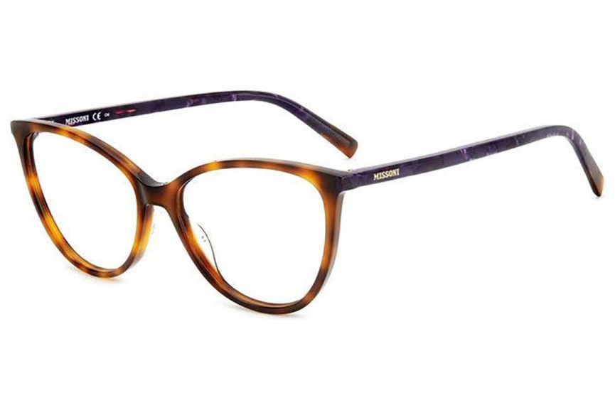 Glasögon Missoni MIS0136 05L Cat Eye Havana