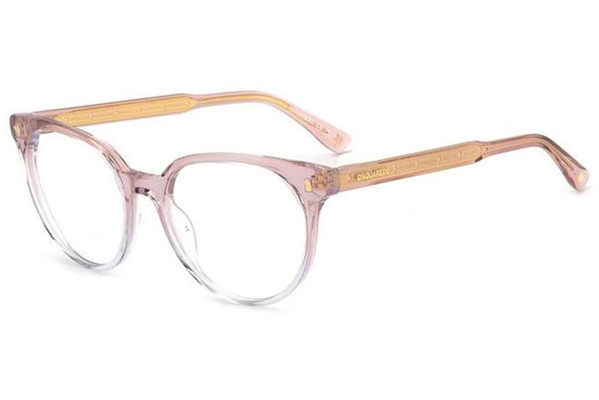 Glasögon Dsquared2 D20082 8XO Cat Eye Rosa