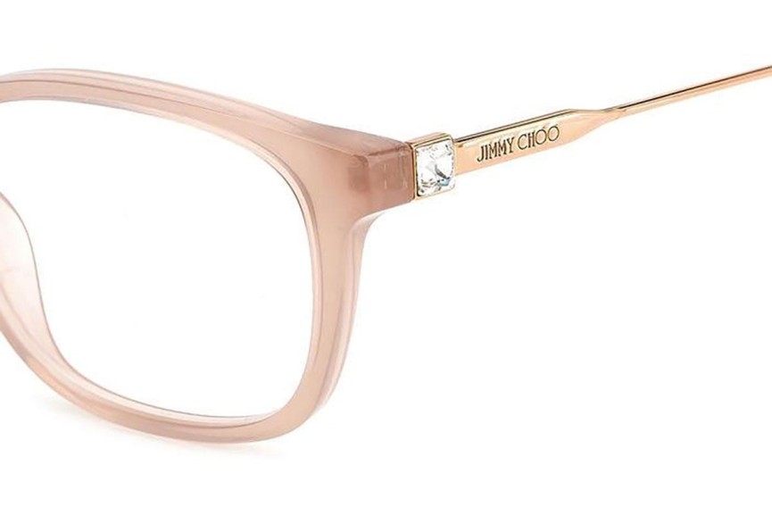 Glasögon Jimmy Choo JC374 KON Rektangulära Beige