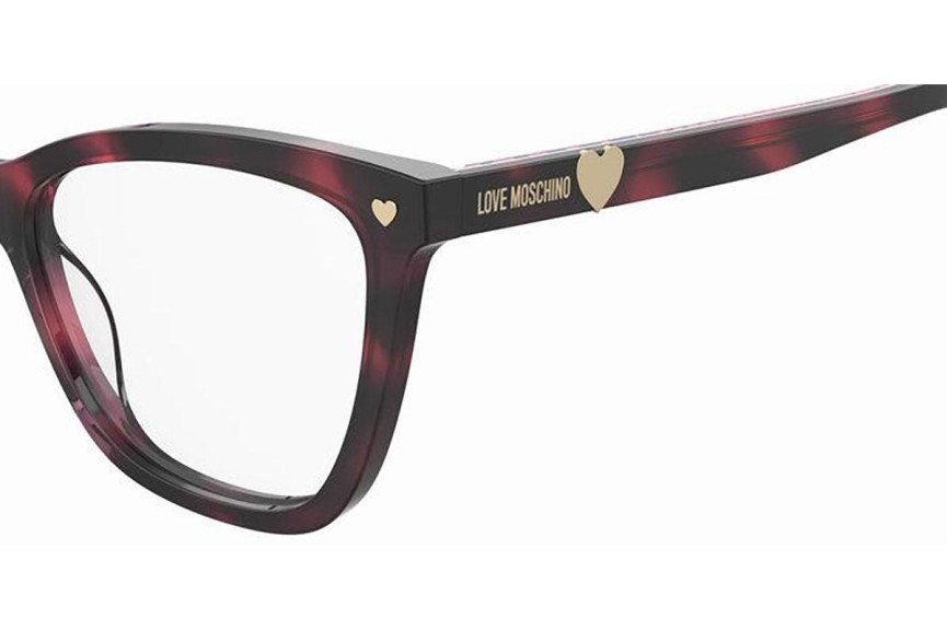 Glasögon Love Moschino MOL593 HT8 Cat Eye Havana