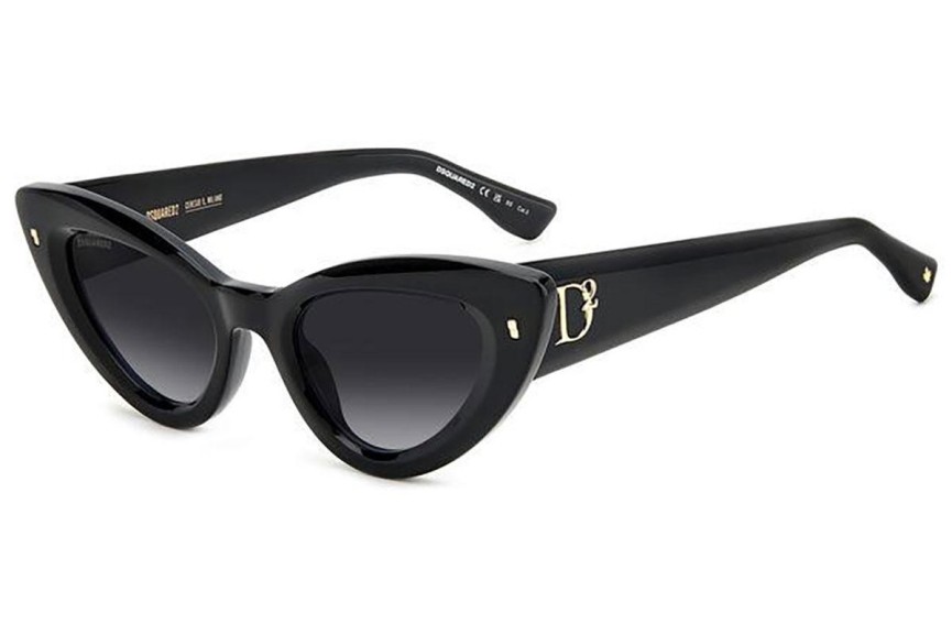 Solglasögon Dsquared2 D20092/S 807/9O Cat Eye Svart