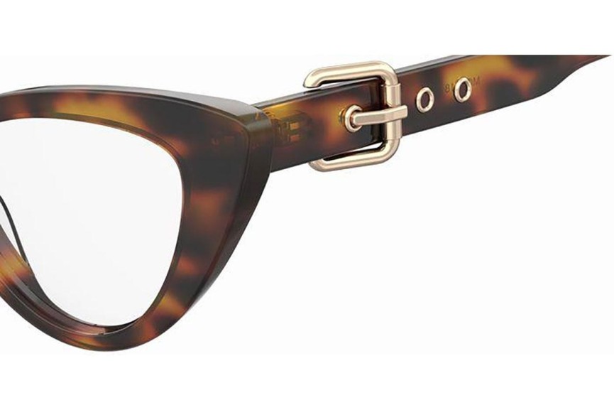 Glasögon Moschino MOS618 05L Cat Eye Havana