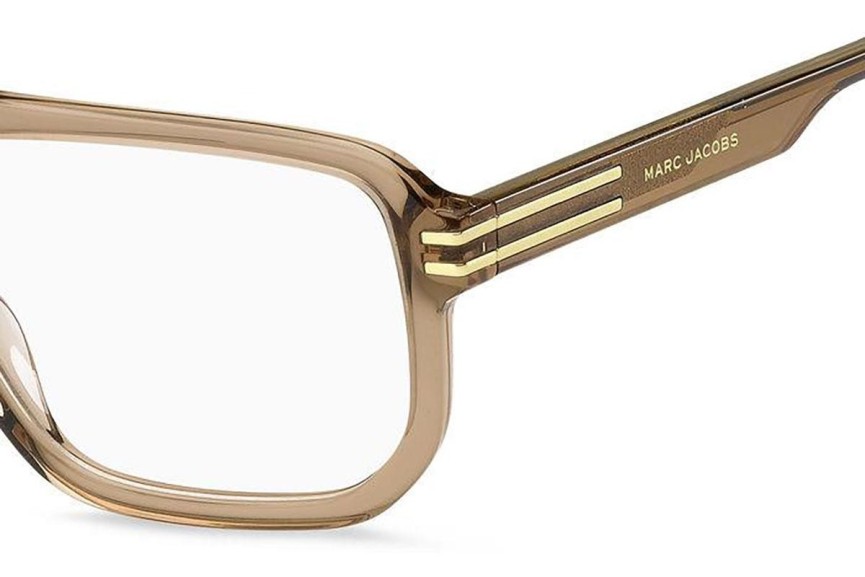 Glasögon Marc Jacobs MARC682 10A Rektangulära Beige