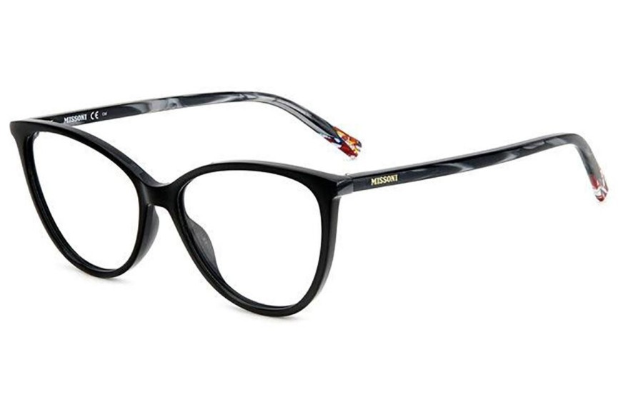 Glasögon Missoni MIS0136 807 Cat Eye Svart