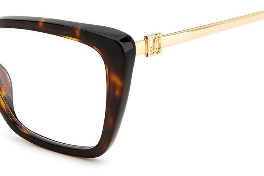 Glasögon Jimmy Choo JC375 086 Cat Eye Havana