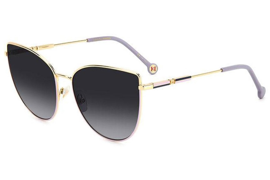 Solglasögon Carolina Herrera HER0138/S HZJ/9O Cat Eye Guld