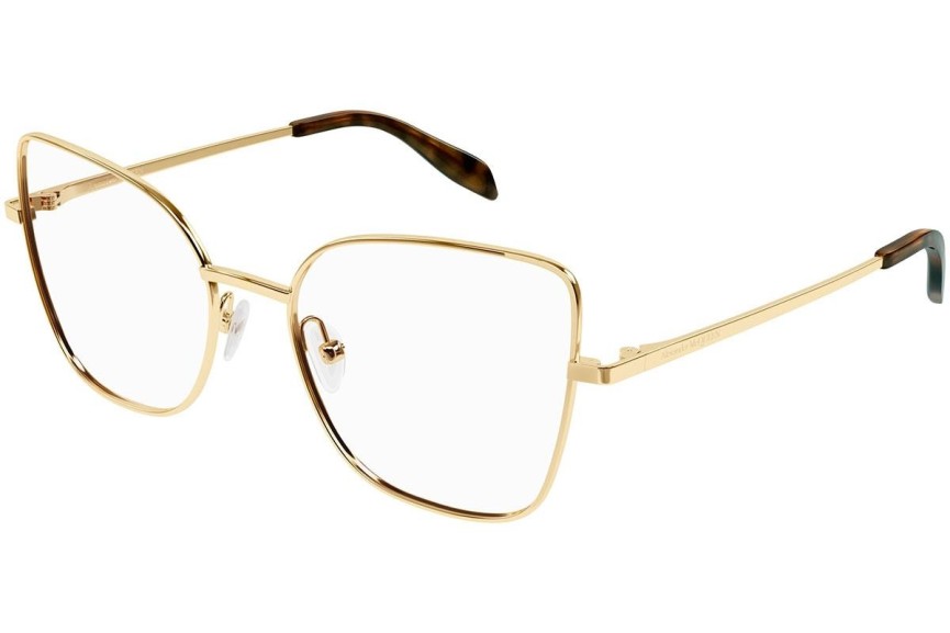 Glasögon Alexander McQueen AM0416O 001 Cat Eye Guld