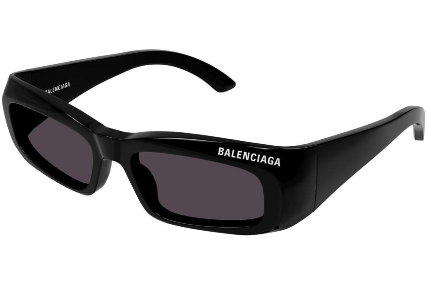 Solglasögon Balenciaga BB0266S 001 Rektangulära Svart