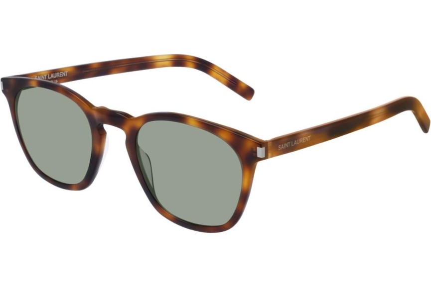 Solglasögon Saint Laurent SL28SLIM 002 Fyrkantig Havana