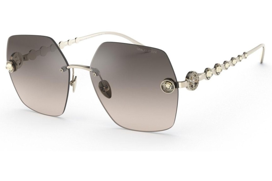 Solglasögon Giorgio Armani AR6123B 30026I Fyrkantig Guld