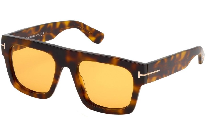 Solglasögon Tom Ford Fausto FT0711 56E Flat Top Havana