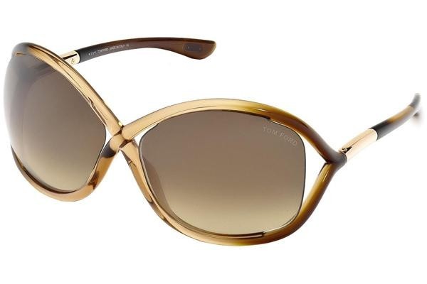 Solglasögon Tom Ford Whitney FT0009 74F Oversize Brun