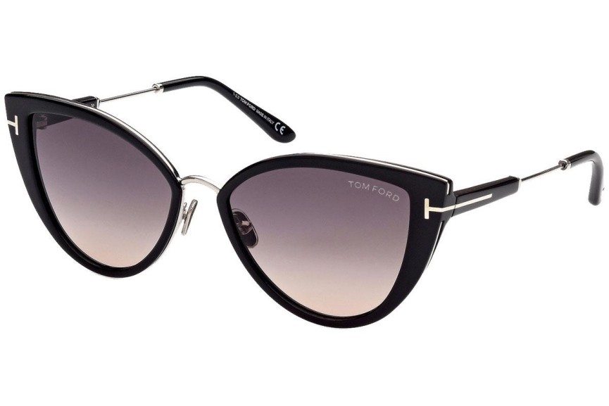 Solglasögon Tom Ford Anjelica FT0868 01B Cat Eye Svart