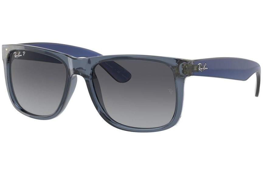 Solglasögon Ray-Ban Justin RB4165 6596T3 Polarized Fyrkantig Blå