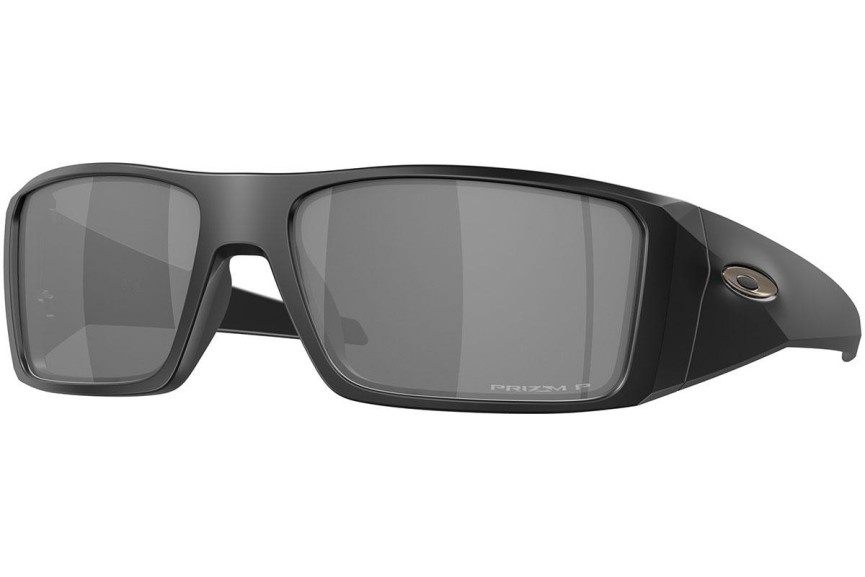 Solglasögon Oakley Heliostat OO9231-02 Polarized Rektangulära Svart