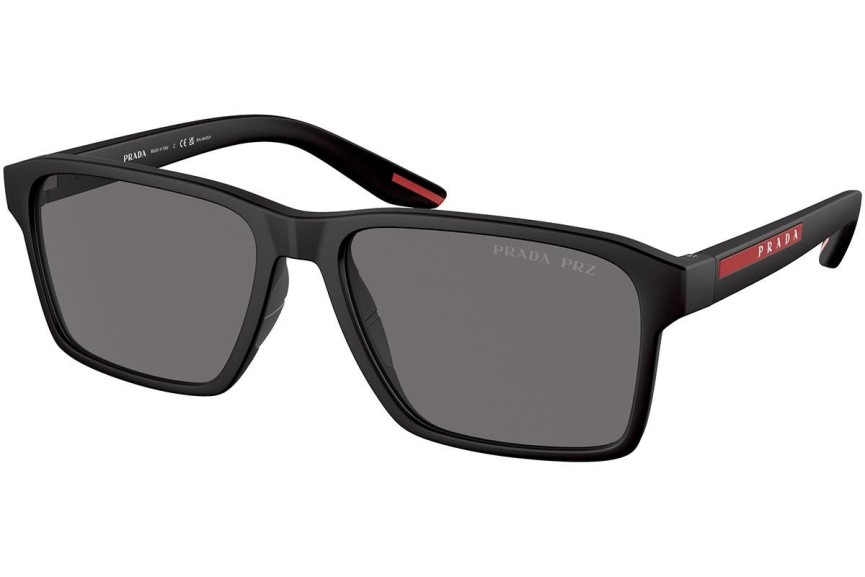 Solglasögon Prada Linea Rossa PS05YS DG002G Polarized Rektangulära Svart