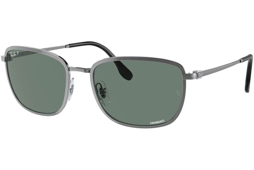 Solglasögon Ray-Ban RB3705 004/O9 Rektangulära Silver