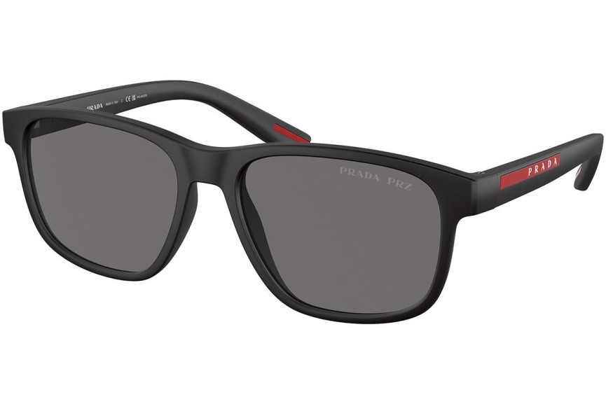 Solglasögon Prada Linea Rossa PS06YS DG002G Polarized Fyrkantig Svart