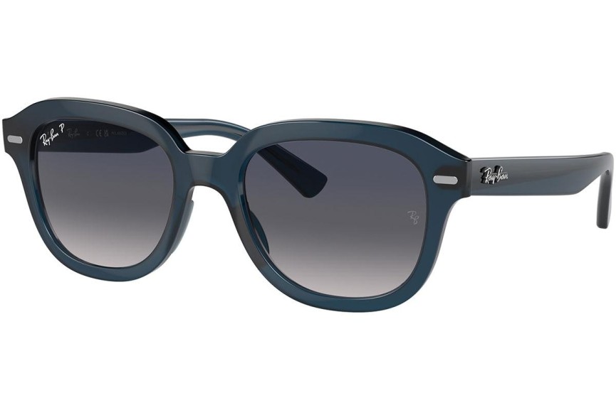 Solglasögon Ray-Ban Erik RB4398 667678 Polarized Fyrkantig Blå