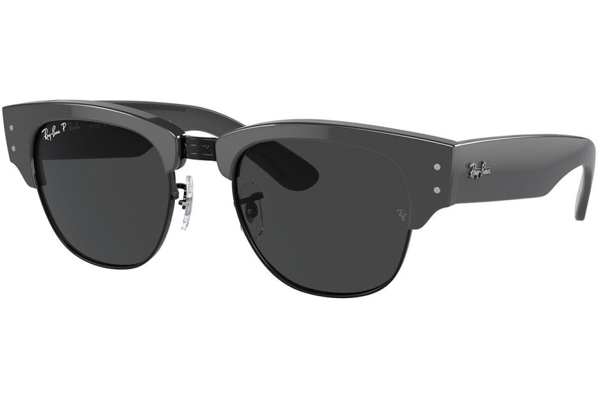 Solglasögon Ray-Ban Mega Clubmaster RB0316S 136748 Polarized Browline Svart