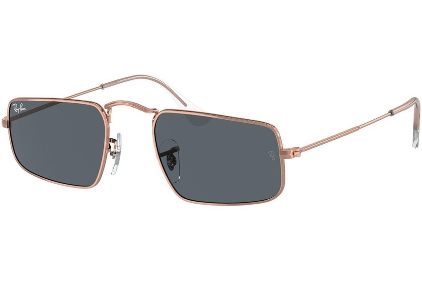 Solglasögon Ray-Ban Julie RB3957 9202R5 Rektangulära Brun