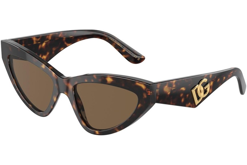 Solglasögon Dolce & Gabbana DG4439 502/73 Cat Eye Havana