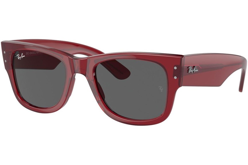 Solglasögon Ray-Ban Mega Wayfarer RB0840S 6679B1 Fyrkantig Röd