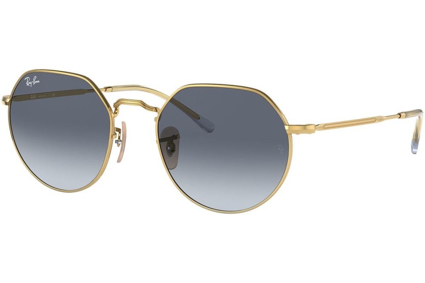 Solglasögon Ray-Ban Jack RB3565 001/86 Runda Guld