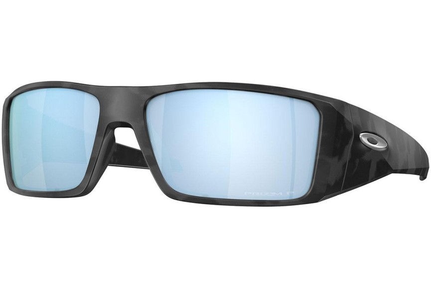 Solglasögon Oakley Heliostat OO9231-05 Polarized Rektangulära Svart