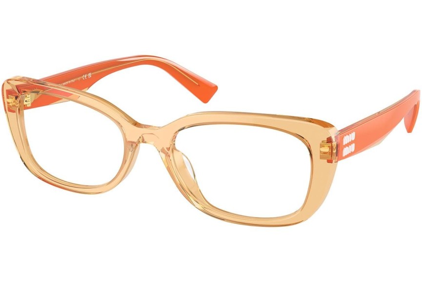 Glasögon Miu Miu MU07VV 12M1O1 Rektangulära Orange