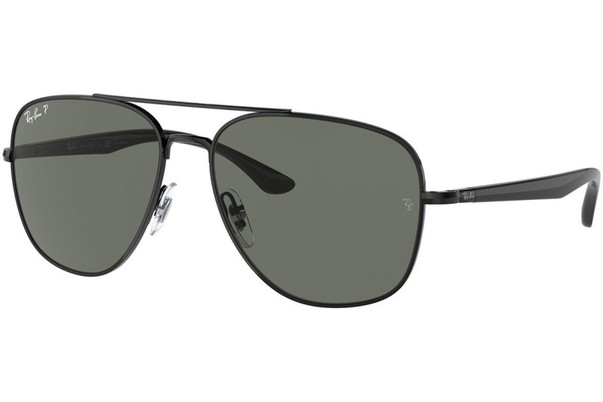 Solglasögon Ray-Ban RB3683 002/58 Polarized Pilot Svart