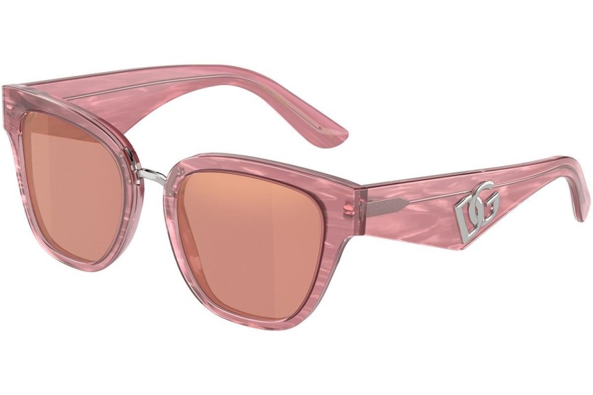 Solglasögon Dolce & Gabbana DG4437 3405A4 Cat Eye Rosa