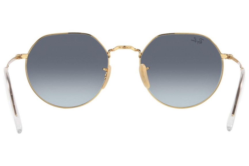 Solglasögon Ray-Ban Jack RB3565 001/86 Runda Guld