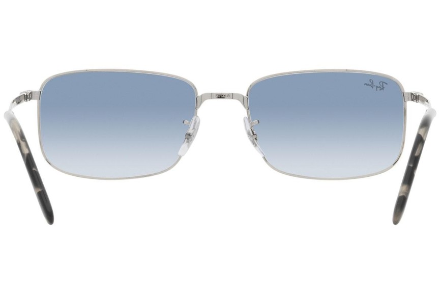 Solglasögon Ray-Ban RB3717 003/3F Rektangulära Silver