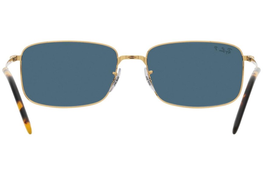 Solglasögon Ray-Ban RB3717 9196S2 Polarized Rektangulära Guld