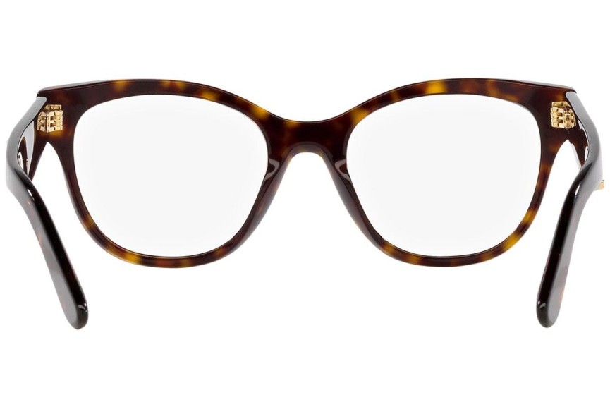 Glasögon Dolce & Gabbana DG3371 502 Runda Havana