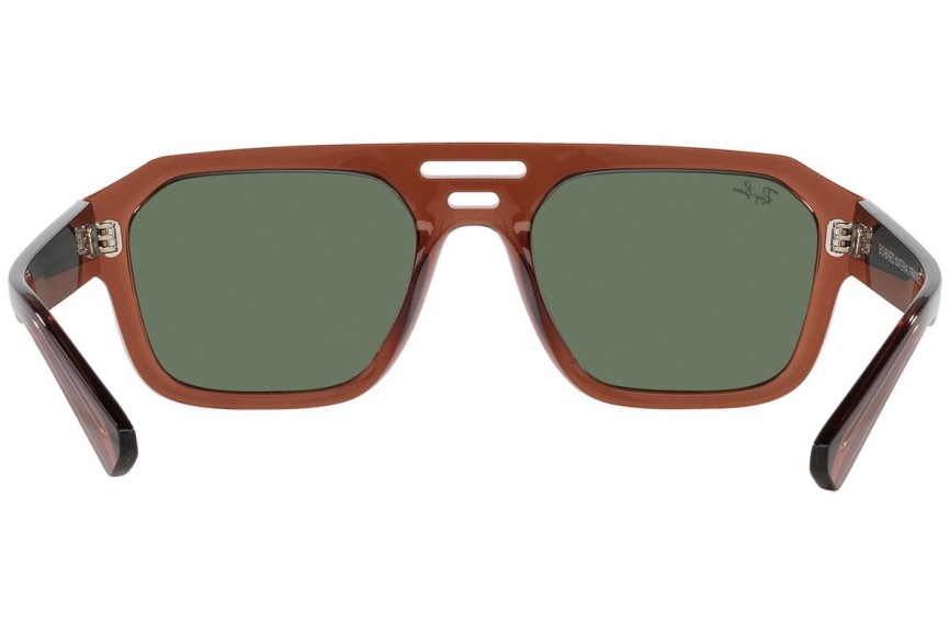 Solglasögon Ray-Ban Corrigan RB4397 667882 Flat Top Brun