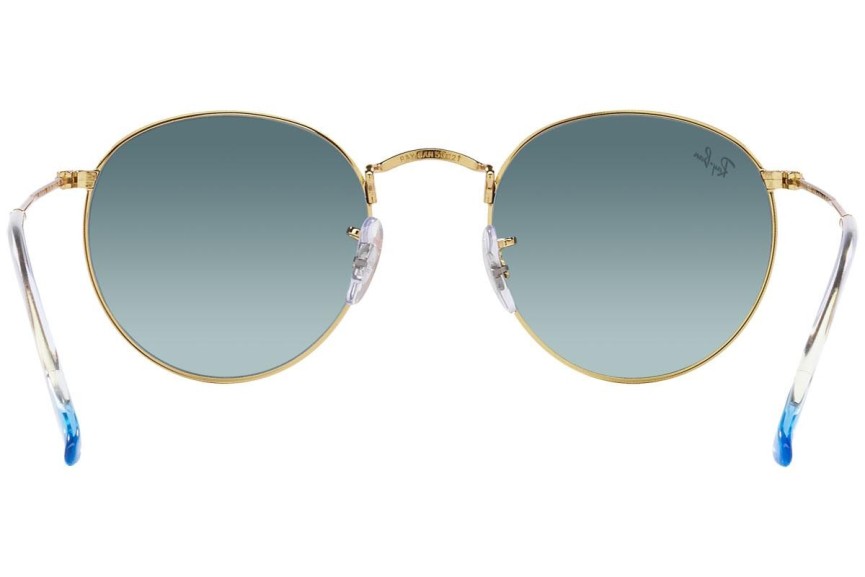 Solglasögon Ray-Ban Round Metal RB3447 001/3M Runda Guld