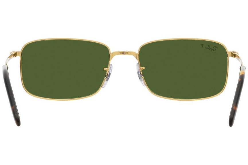 Solglasögon Ray-Ban RB3717 9196P1 Polarized Rektangulära Guld