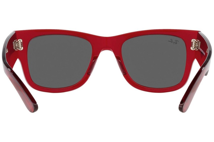 Solglasögon Ray-Ban Mega Wayfarer RB0840S 6679B1 Fyrkantig Röd