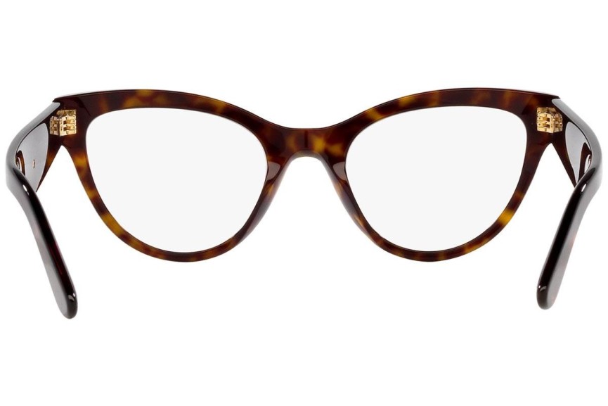 Glasögon Dolce & Gabbana DG3372 502 Cat Eye Havana