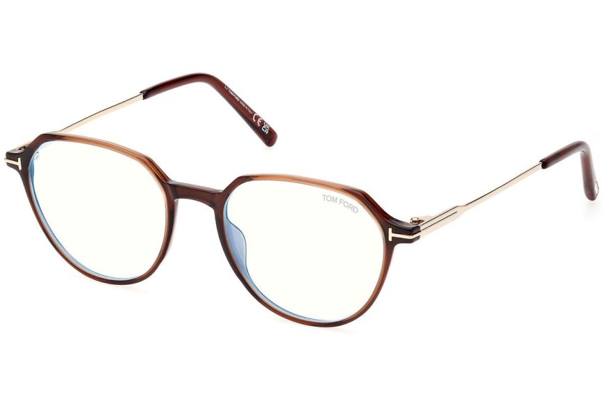 Glasögon Tom Ford FT5875-B 048 Runda Brun