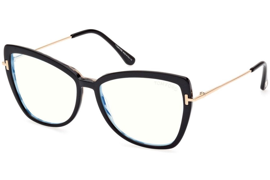 Glasögon Tom Ford FT5882-B 005 Cat Eye Svart