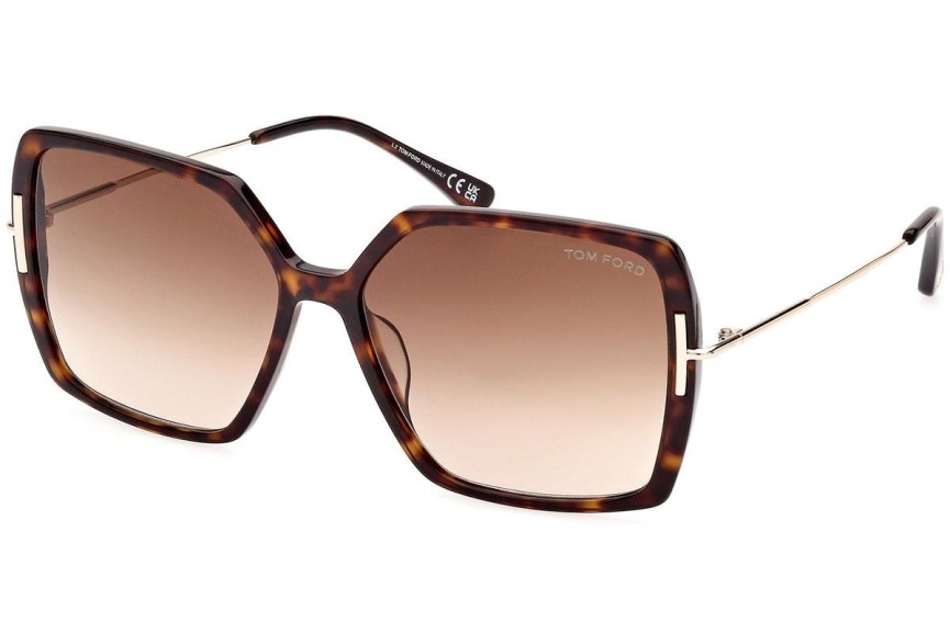 Solglasögon Tom Ford FT1039 52F Fyrkantig Havana