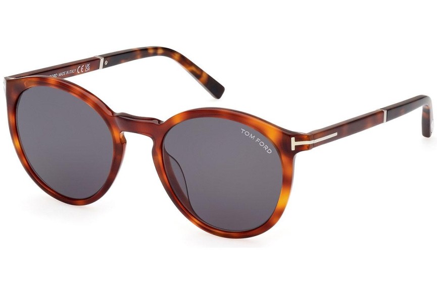 Solglasögon Tom Ford FT1021 53A Runda Havana