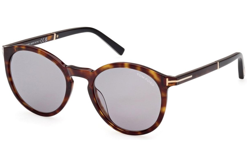 Solglasögon Tom Ford FT1021 52A Runda Havana