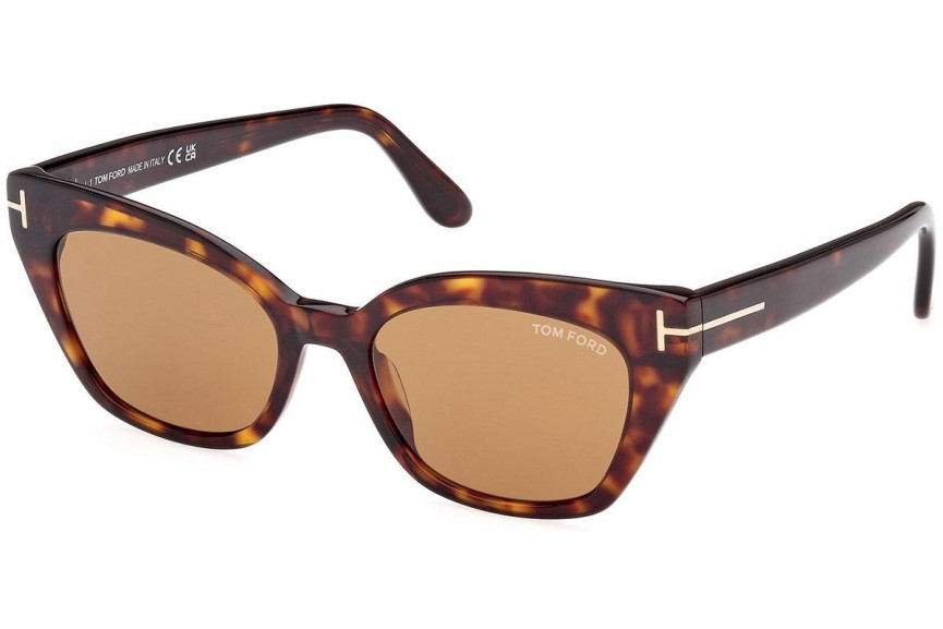 Solglasögon Tom Ford FT1031 52E Cat Eye Havana