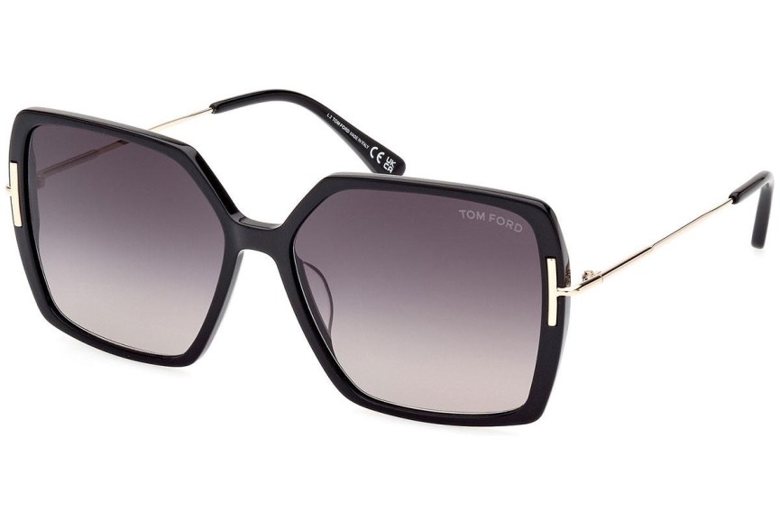 Solglasögon Tom Ford FT1039 01B Fyrkantig Svart