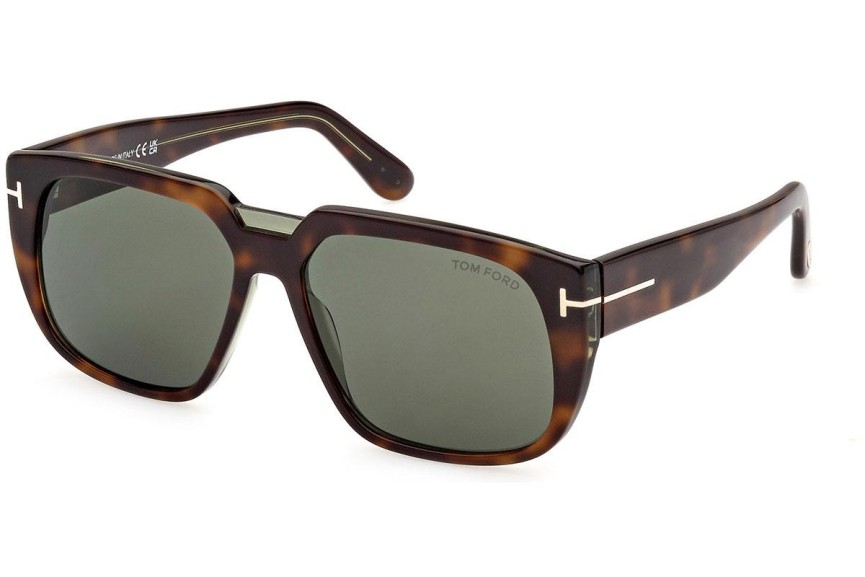 Solglasögon Tom Ford FT1025 56N Fyrkantig Havana