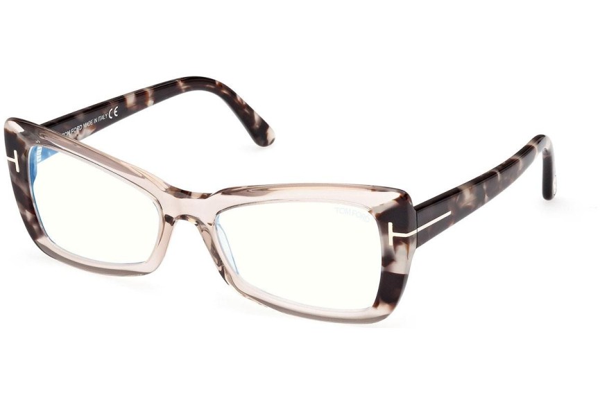 Glasögon Tom Ford FT5879-B 057 Cat Eye Grå